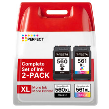 560XL 561XL Ink Cartridges Compatible for Canon 560 561 XL Ink Cartridges PG-560XL CL-561XL for Canon Pixma TS5350 TS7451 TS7450 TS5351 TS5350a TS5351