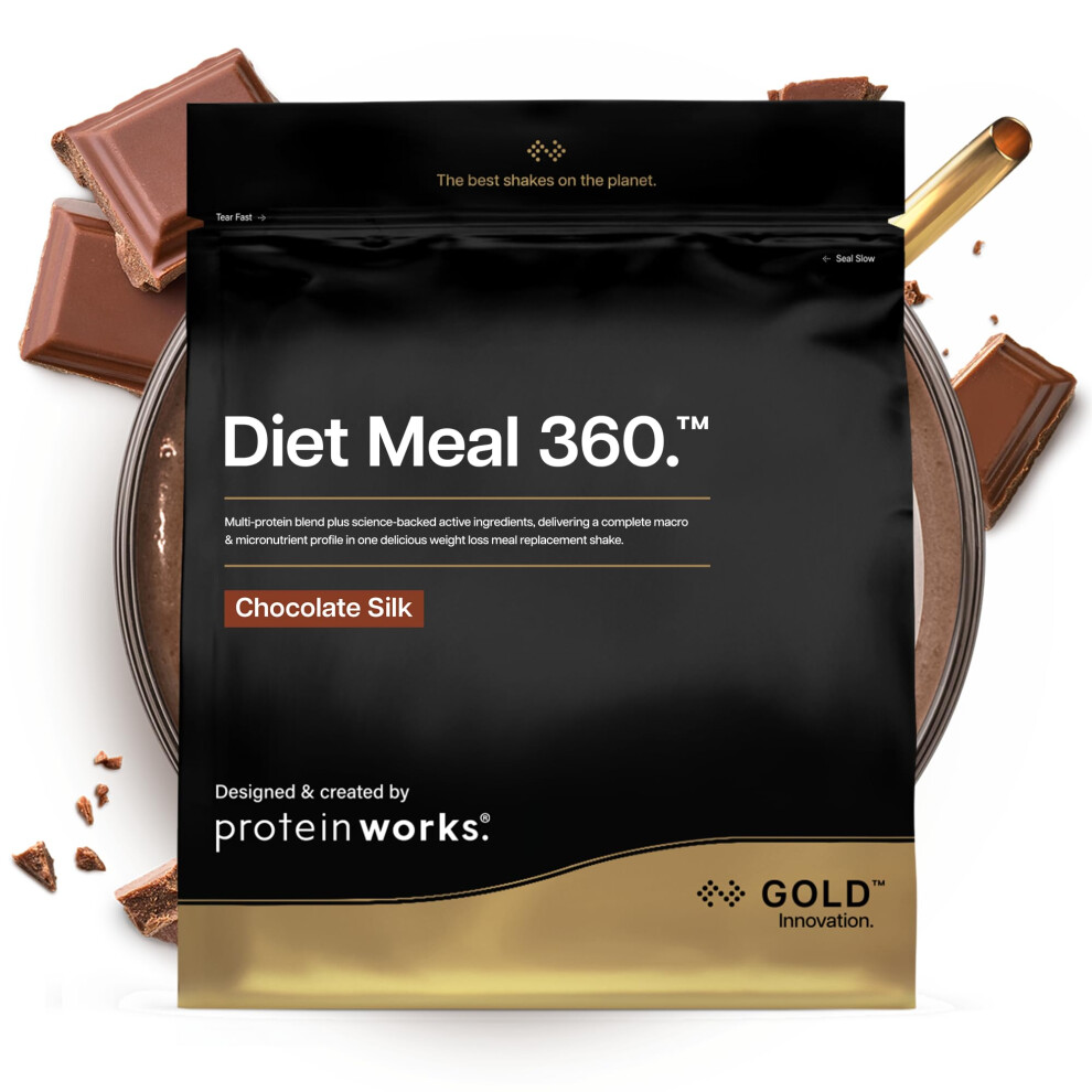Protein Works | Diet Meal 360 - Gold Innovation, Diet Meal Replacement Shake, Supports Weight Loss, 24 Vitamins & Minerals, Added Flaxseed, Inulin, Om - Image 3
