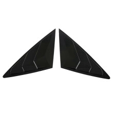Black Rear Side Vent Quarter Window Louver Shutter Cover Trim for Seal / ATTO 4