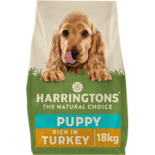 Harringtons Complete Dry Puppy Food Turkey & Rice 18kg - Made with All Natural Ingredients (Packaging may vary)