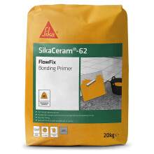 Sika SikaCeram 62 Flow Fix Bonding Primer for Porcelain Paving – High-Strength – Fast Curing – Grey – 20 kg