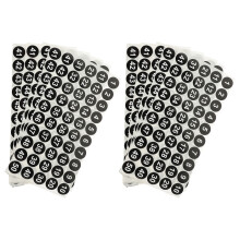Nummerstickers Voor Decor, Waterbestendig, Meerkleurig