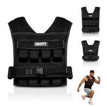 Gravity Fitness Weighted Vest for Men & Women - Adjustable Fitness Weight Vest for Workout, Running, Walking, Strength Training, & Calisthenics Traini