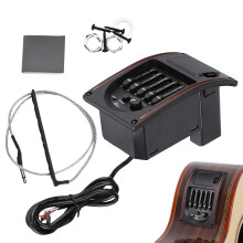 Acoustic Guitar Preamp with 5‑Band EQ and Built‑In Tuner for Natural Tone and Folk Guitar Performance