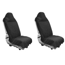 2PCS Machine Washable Towel Seat Cover, Anti-Slip, Waterproof Sweat Proof Super Absorb Car, Truck, SUV Seat Cover