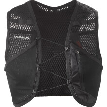 Salomon Active Skin 4 No Flasks, Easy Hydration Vest Chest Pockets, Precision SensiFit Comfort, Custom Quiver Compatible Secure Storage, Short Trail R