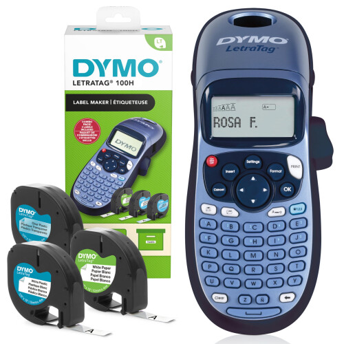 DYMO Dymo LetraTag LT-100H Label Maker Starter Kit | Handheld Label