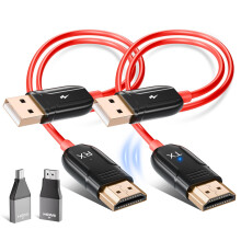 Wireless HDMI Transmitter and Receiver, 5GHz Wireless HDMI Extender, 4K Decode 1080P@60Hz Ultra HD Video Output Video/Audio Dual Transfer, Laptop, Tab