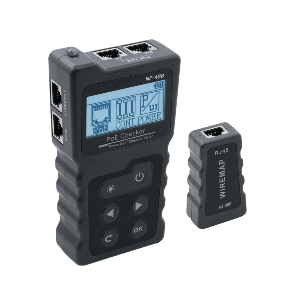 Mcbazel Network Cable Tester, Poe Ethernet-Cable Tester Kit For Cat5e Cat6 Cat6a, Network-Cable Tracker For Tracker Underground Telephone Line Finder 4895232020874