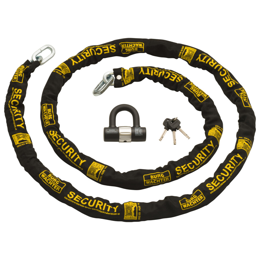 Burg-Wachter 3M Sold Secure Gold Security U Lock Kit Black 5016567020202