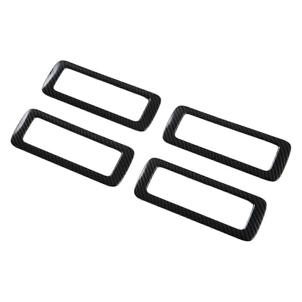 For Fortuner 2024 Abs Carbon Fiber Car Rear Roof Air Outlet Vent Cover Trim Decoration Accessories 9319739853469