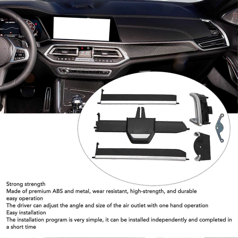 Vehicle Ac Outlet Tab Clip Middle Fresh Air Conditioning Ac Vent Grille Tab Clip Trim For X6 2020 To 2023 Left 9319739856644