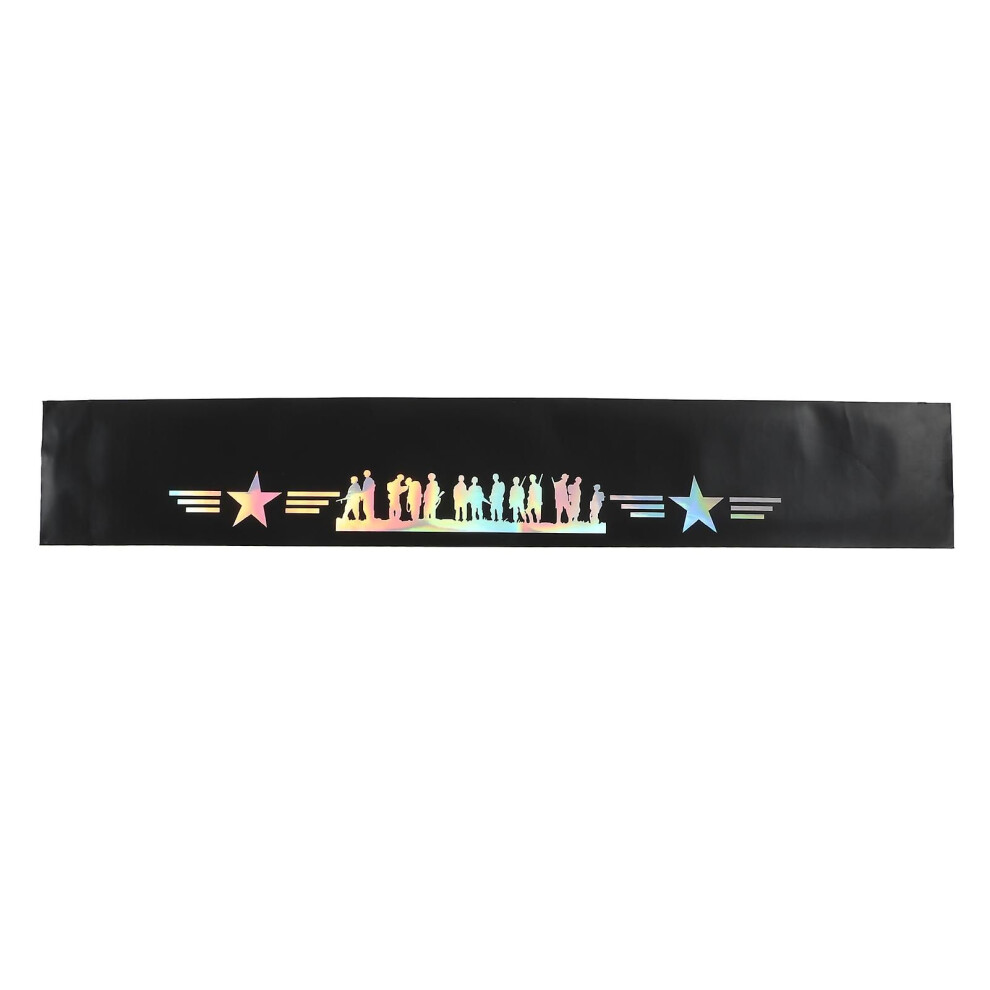 Universal Car Front Windshield Reflective Sticker Fits Most Vehicles Star Pattern 130 X 21Cm 9319739857085