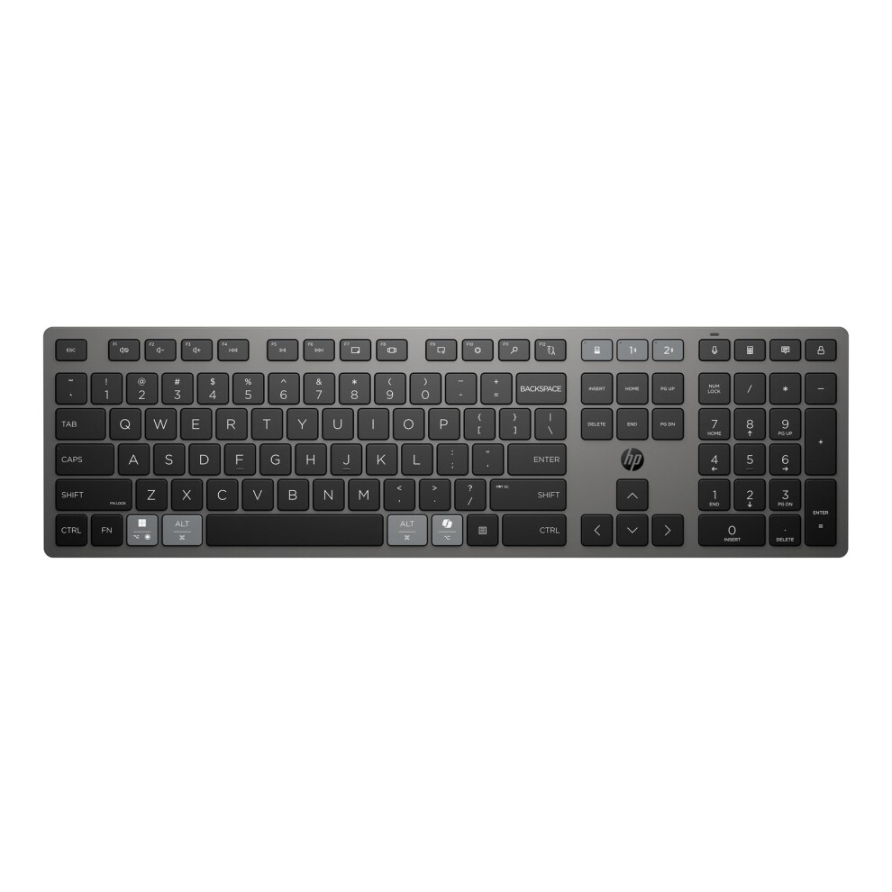 Photos - Wi-Fi Adapter HP 720 Multi-Device Rechargeable Wireless Keyboard | Ultra-fast Rechargeable Supercapacitor | 2 Months of Usage from a 3-Min 