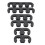 Universal 7mm 8mm for Spark Plug Wire Separator Divider Ignition Lead Wire Divider Separator Clip Black 2