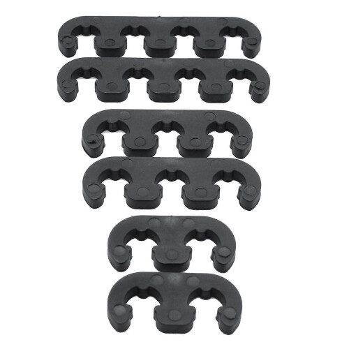 Universal 7mm 8mm for Spark Plug Wire Separator Divider Ignition Lead Wire Divider Separator Clip Black 1