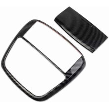 Carbon Fiber Roof Reading Light Lamp Cover Trim Kit for Dodge Charger 2011+/Chrysler 300 2015-2021