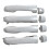 1Set 4 Door Handle 69211-60090 for 4Runner White 1