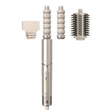 Shark FlexStyle 3-in-1 Hair Styler and Dryer with Auto-Wrap Curlers, Oval Brush and Concentrator, No Heat Damage, Stone HD426SLUK