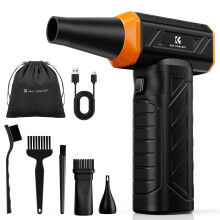 K&F CONCEPT Electric Compressed Air Duster 300000RPM Vacuum Cleaner 3 Gear Adjustable Super Wind Power Rechargeable Brushless Motor for Deep Computer