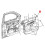 4pcs/Set Inner Door Handle Pull for Grand LHD 1