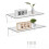 Acrylic Floating Shelf Small Storage Rack Wall-Mounted Transparent 3