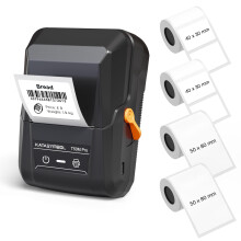 SUPVAN T50M Pro Bluetooth Label Maker Machine with 4 Tapes, Wide Waterproof Label, Versatile App with 30+ Fonts and 660+ Icons, Inkless Labeler for Ho