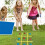Toe Game Set Toss Outdoor Toe Fabric with Stake 3