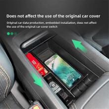 Armrest Storage Box Organizer Center Console Tray for Mach-E