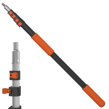 LAANPOLE 6m Paint Roller Extension Pole, Aluminum Telescopic Pole, Multi-Purpose Long Paint Roller Extension Pole for Painting, Dusting and Cleaning