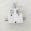 1:1 Helical Bevel Gear Shaft 12mm Codirectional Double Output Shaft 90 Degree Differential 3