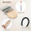 Mini Machine Kit, Wooden Weaving Tool with Stainless Steel , Type Weave Tool for Beginners Quickly 4
