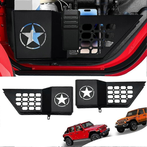 Θήκες για κουτί αποθήκευσης πίσω πόρτας για Jeep Wrangler JL Gladiator 1