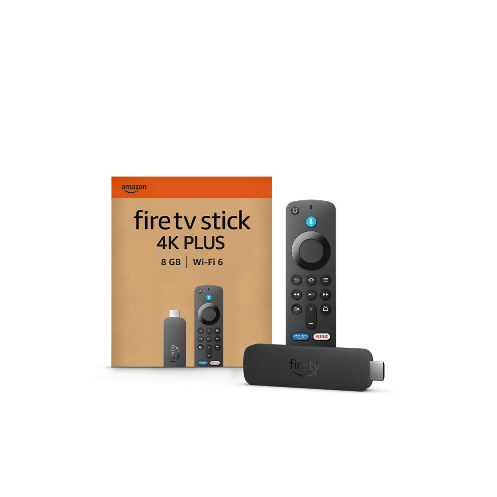 Amazon Fire Tv Stick 4K Plus Streaming Device, Supports Wi-Fi 6, Dolby Vision/Atmos, Hdr10+