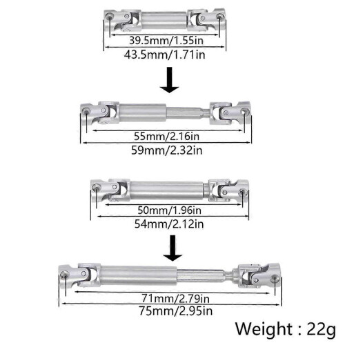 Universal Joint Drive Shafts Chassis Center Driveshaft 2
