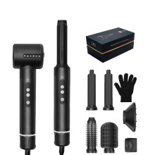 Hair Dryer Brush,7 in 1 Auto Air Curling Iron Set 3 Temperature 1000W Powerful Negative Ionic Hair Styler, 60000RPM Air Styler, Multi-Hair Styling Bru