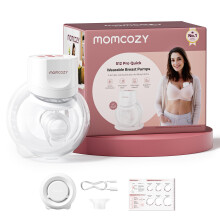 Momcozy Breast Pump S12 Pro Quick, Hands-Free Wearable & Wireless Pump, with DoubleFit Hybrid Flange, 3 Modes & 9 Levels Electric Pump Portable, Smar