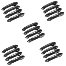 20x Carbon Fiber Outside Exterior Door Handle Cover For- 3 5 6 Series G20 G30 G31 G32 G01 G02 G05 G06 X3 X4 X5 LHD