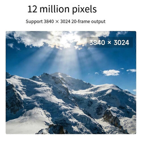 Κάμερα web IMX577 USB 12 Megapixel, υποστηρίζει ανάλυση 3840x3024, συμβατή με φακούς C/CS 2