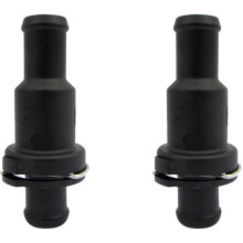 2X Automobile Cooling Thermostat Assembly for Beetle CC  1K0121113A 4E0121113 9025132 191975 TH575