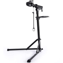 CXWXC Bike Maintenance Stand, Bike Repair Stand with 360 Rotatable Grip, Magnet Tool Tray, Handlebar, Max Load 60 LBS, Foldable,Lightweight for Road