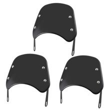 3pcs 5-7 Inch Motorcycle Headlight Windshield Wind Deflector Windscreen Universal for
