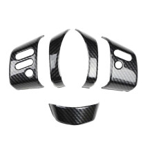 For Car Steering Wheel Trim Cover Decoration Protection 3D Steering Wheel Stickers Auto Styling Par