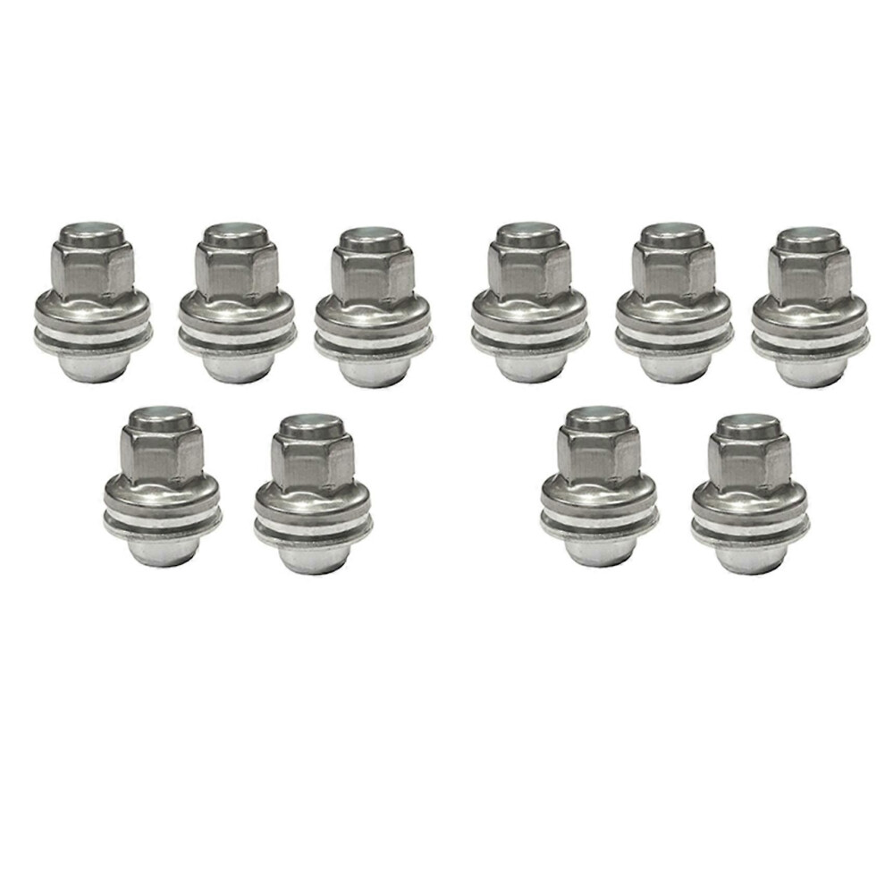 10Pcs Wheel Lug Bolt Stud Nut C2c35294010 For S-Type X-Type Xj Xjr Xf 1999-11 9319739861310