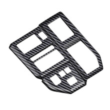 Car Gear Shift Frame Gear Shift Panel Trim for 2024 RHD Car Interior Accessories Carbon Fiber Pattern