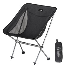 Naturehike YL05 Camping Chair, Lightweight Folding Compact Camp Chair, Fishing Chair, Garden Chair with Carry Bag Portable Chair for Outdoor,Adults,Pi