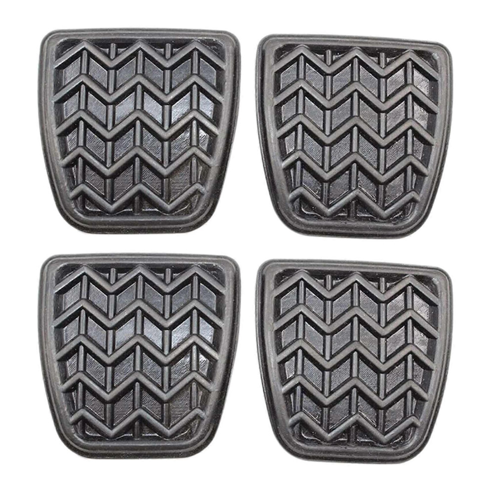 4Pcs Clutch Brake Pedal Pad Rubber For 31321-52010,3132152010 9319739861457