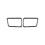 compatible for Dashboard Air Outlet Vent Defogging Trim Accessoreis 1