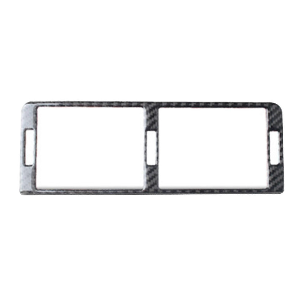 1Pc Air Vent Trim Auto Carbon Fiber Console Air Vent Sticker Trim For - 3 Series E46 98-05 9319739861556