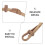 Wicker Rattan Teapot Handle Strap Home Use Arch Handle Replacement 4